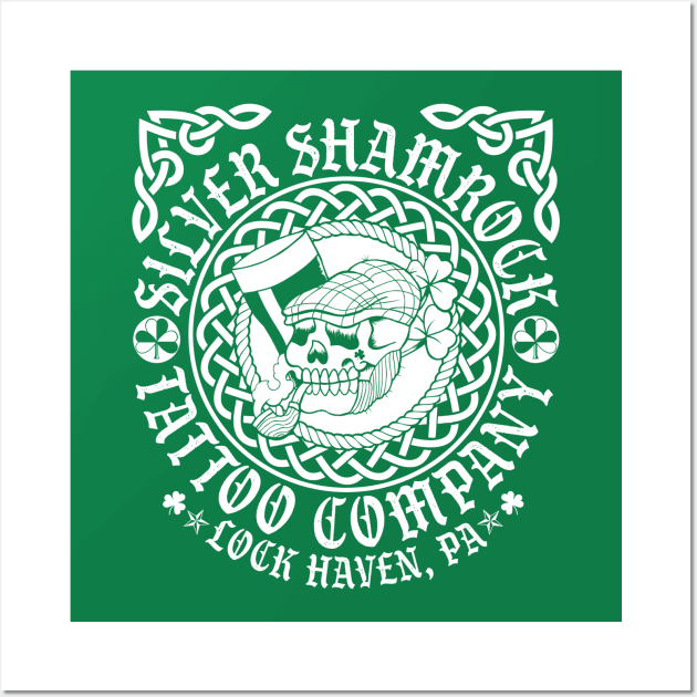 2k24 Silver Shamrock Tattoo Company St. Paddy's Style 01 Wall Art by Silver Shamrock Tattoo Company